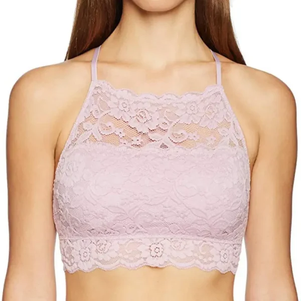 Lace Strap Wrapped Solid Color Intimates Push Up Tank Beauty Back Bralette Tops - Image 5