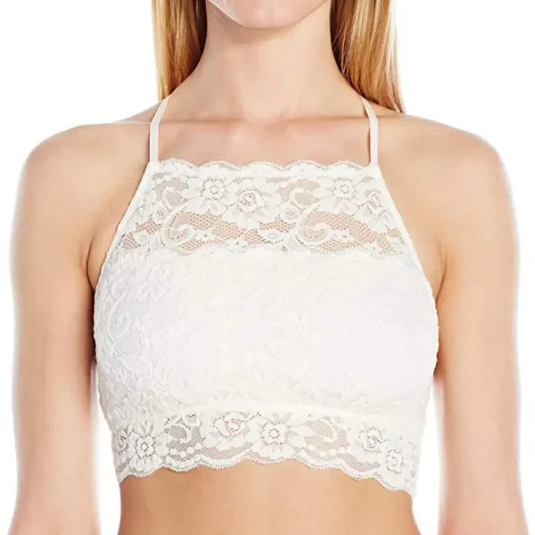 Lace Strap Wrapped Solid Color Intimates Push Up Tank Beauty Back Bralette Tops - Image 7