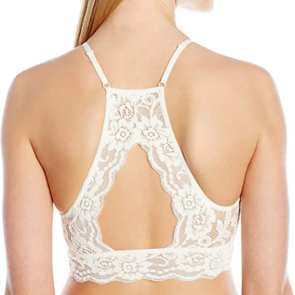 Lace Strap Wrapped Solid Color Intimates Push Up Tank Beauty Back Bralette Tops - Image 8