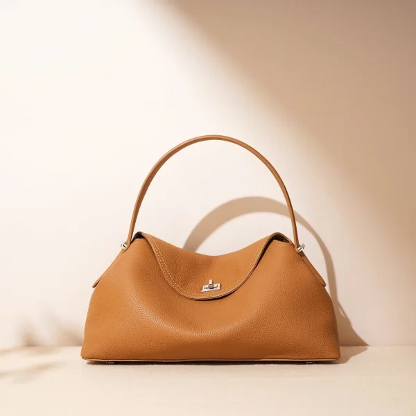 Luxury Deisgner Genuine Grade Cowhide Leather Shoulder Crossbody Handbag - Image 6