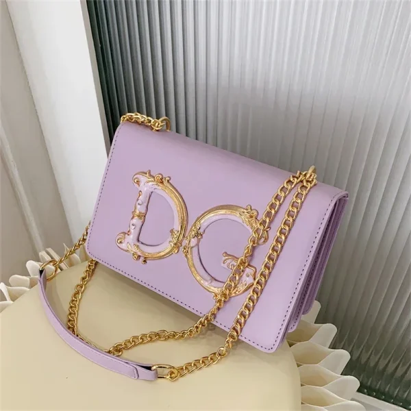 Luxury Design Polyester Lightweight Multi-purpose Chain Versatile Shoulder Sling Bag - Image 7