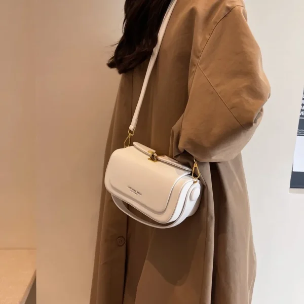 Luxury Designer Box Shape Shoulder Satchels Small Tote Mini Square Crossbody Bags - Image 6