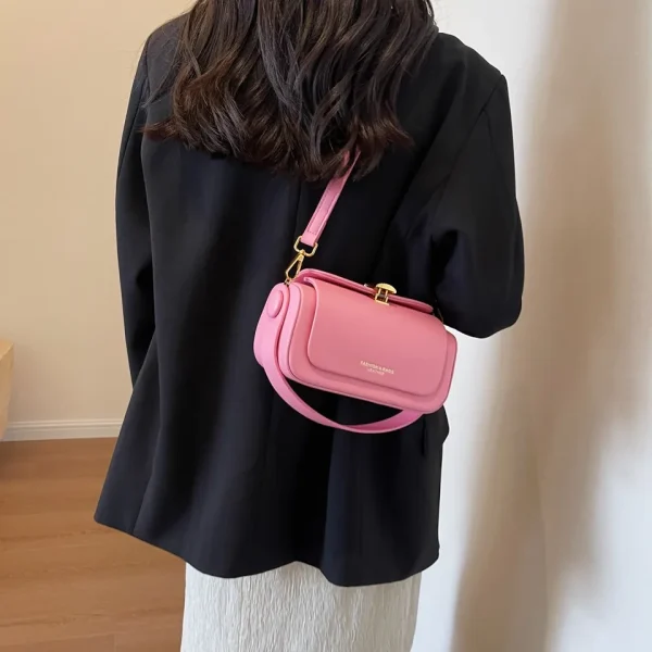 Luxury Designer Box Shape Shoulder Satchels Small Tote Mini Square Crossbody Bags - Image 8