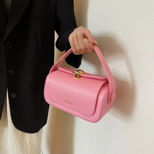 Luxury Designer Box Shape Shoulder Satchels Small Tote Mini Square Crossbody Bags - Image 9