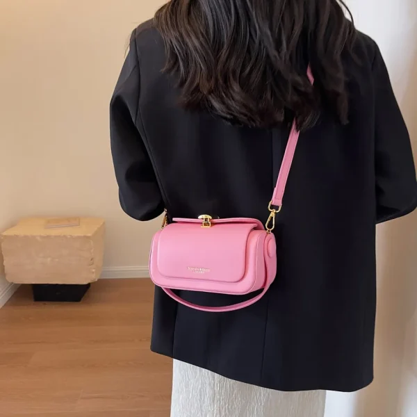 Luxury Designer Box Shape Shoulder Satchels Small Tote Mini Square Crossbody Bags - Image 10