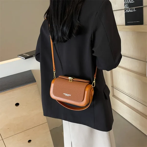 Casual Designer Box Shape Shoulder Satchels Small Tote Mini Square Crossbody Bags - Image 7