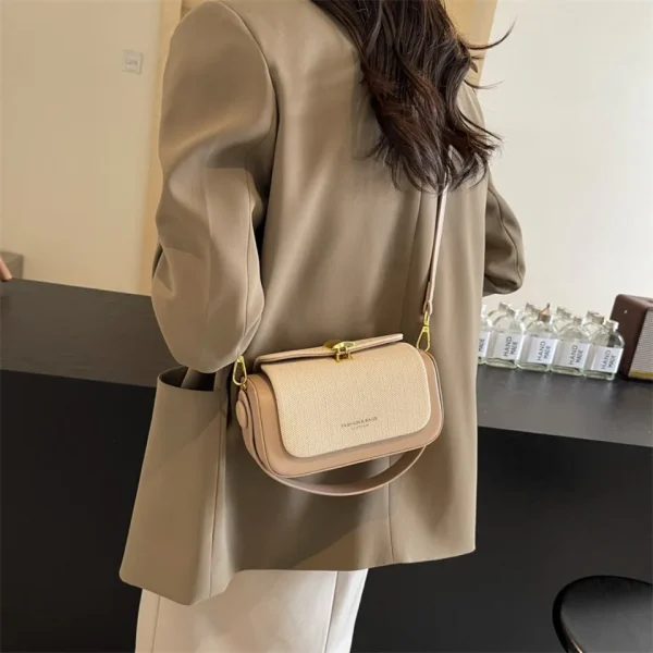 Casual Designer Box Shape Shoulder Satchels Small Tote Mini Square Crossbody Bags - Image 8