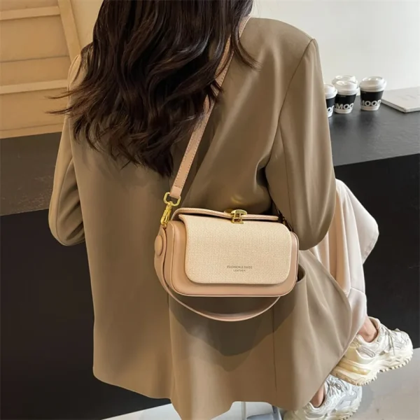Casual Designer Box Shape Shoulder Satchels Small Tote Mini Square Crossbody Bags - Image 9