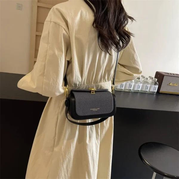Casual Designer Box Shape Shoulder Satchels Small Tote Mini Square Crossbody Bags - Image 4