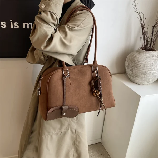 Luxury Designer Color Large Capacity With Long Strap Shoulder Crossbody Bowling Bags - Image 2