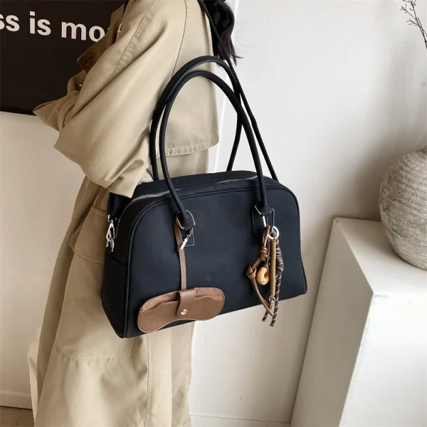 Luxury Designer Color Large Capacity With Long Strap Shoulder Crossbody Bowling Bags - Image 7