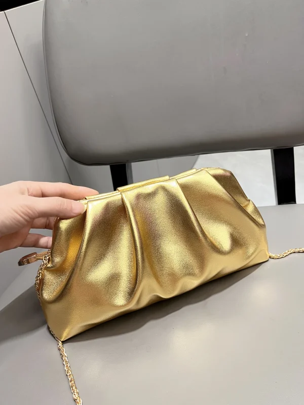 Luxury Designer Polyester Chain Wedding Evening Purses Clutch Shoulder Bag