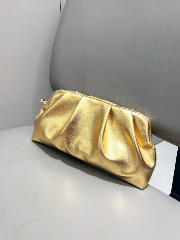 Luxury Designer Polyester Chain Wedding Evening Purses Clutch Shoulder Bag - Image 2