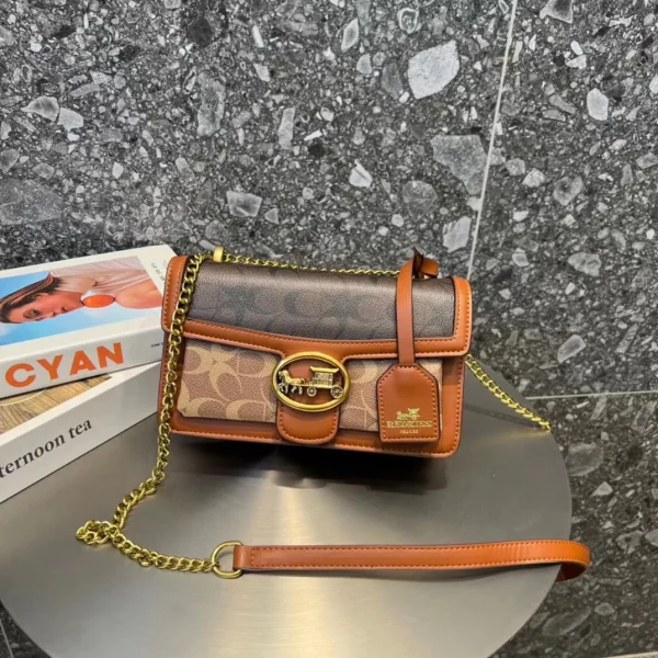 Luxury Light Designer High-End Color Contrast Small Single Crossbody Shoulder Underarm Bag - Image 10