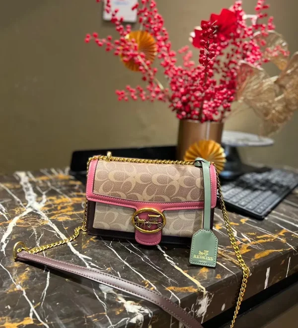 Luxury Light Designer High-End Color Contrast Small Single Crossbody Shoulder Underarm Bag - Image 9