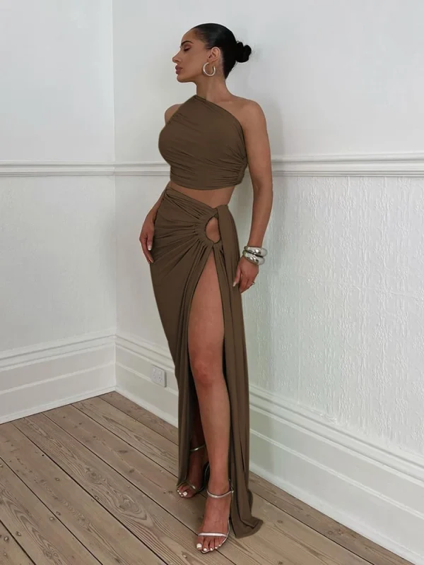 Tank Tops Long Skirts Party Club Vacation Two Piece Matching Sets - Image 4