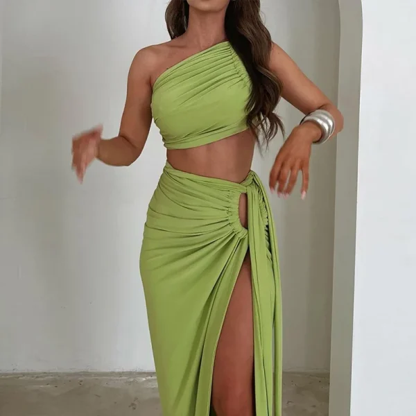 Tank Tops Long Skirts Party Club Vacation Two Piece Matching Sets - Image 7
