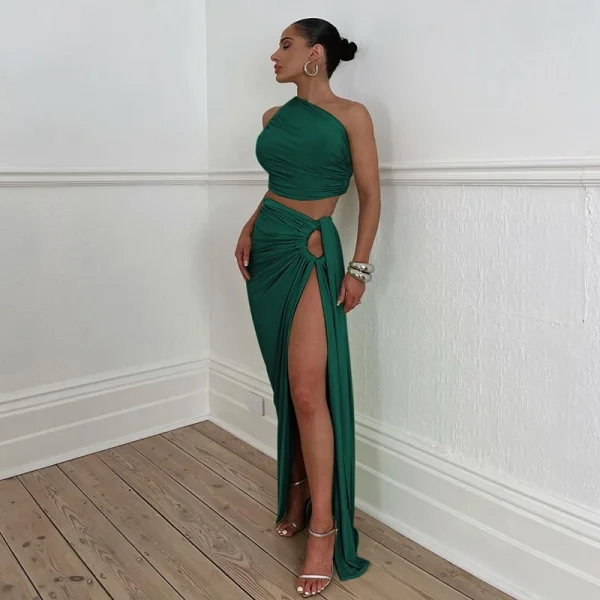 Tank Tops Long Skirts Party Club Vacation Two Piece Matching Sets - Image 27