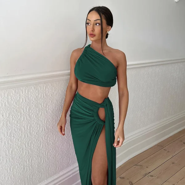 Tank Tops Long Skirts Party Club Vacation Two Piece Matching Sets - Image 26