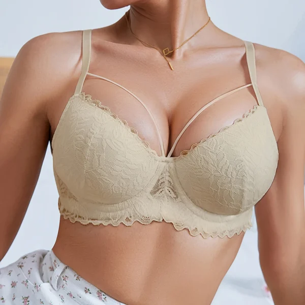 Underwire Push-Up Support Anti-Sagging and Beautiful Breasts Suitable for Dating Comfortable Daily Bra - Image 7