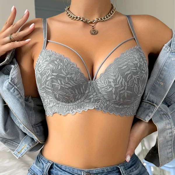 Underwire Push-Up Support Anti-Sagging and Beautiful Breasts Suitable for Dating Comfortable Daily Bra - Image 8
