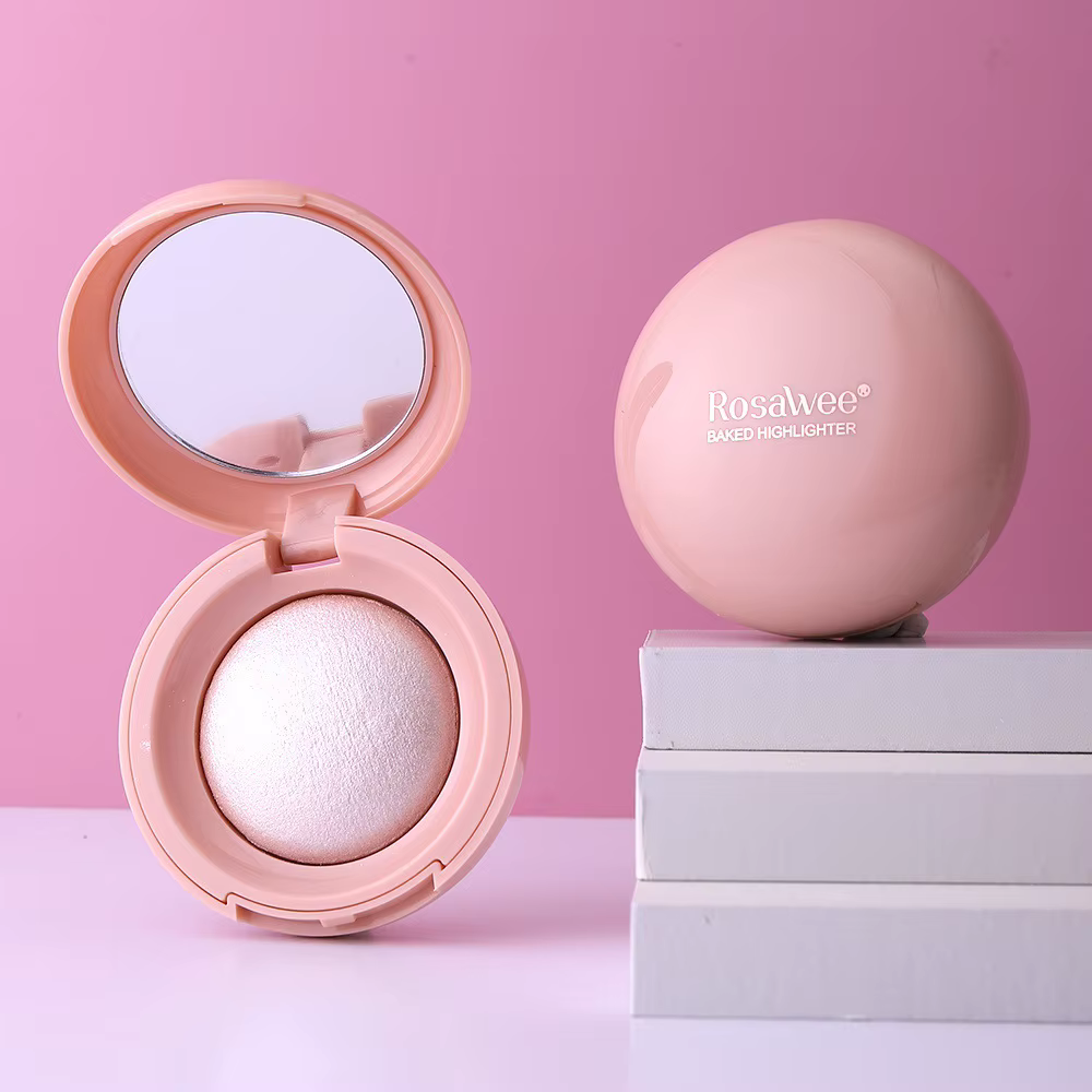 Lightweight Non-Greasy Glitter Powder with Subtle Shimmer Monochrome Face Brightening Highlighter - Image 8