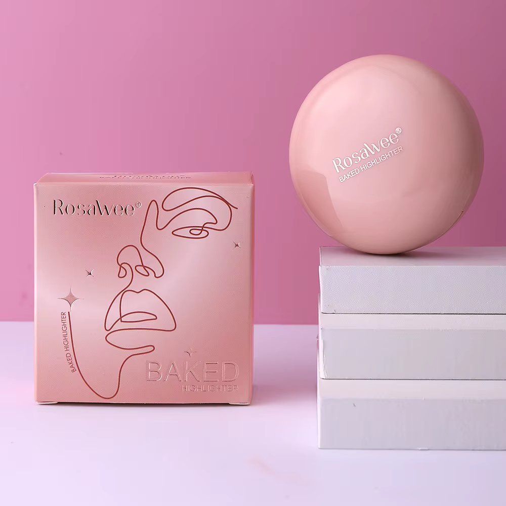 Lightweight Non-Greasy Glitter Powder with Subtle Shimmer Monochrome Face Brightening Highlighter - Image 7