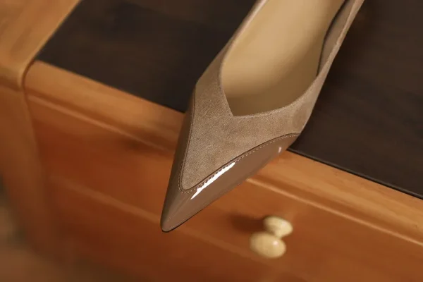 Elegant Splicing Pointed Shallow Shaped High Heels Pumps - Image 7