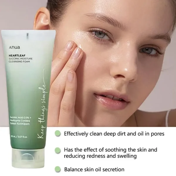 Cleansing Foaming Cleanser Not Tight Cleanser Improving Skin Moisturizing Refreshing Oil. - Image 3