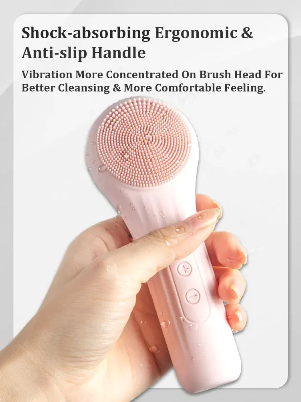 Waterproof Facial Cleansing Brush Rechargeable Exfoliating Electric Face Scrubber. - Image 4