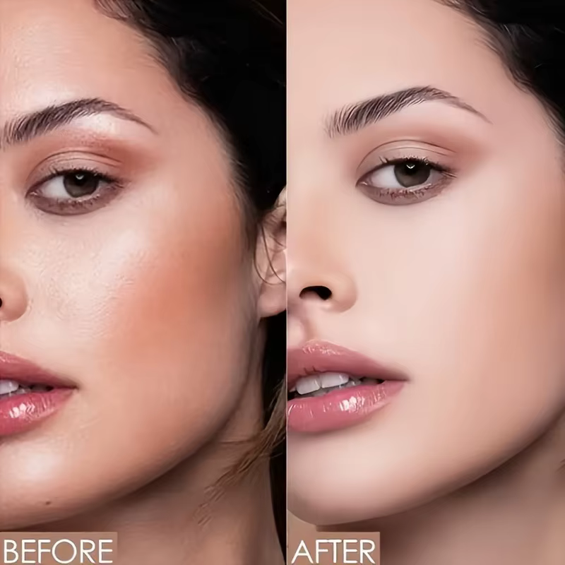 Full Coverage Contour and Concealer Matte Finish Double-Layer Portable Setting Powder - Image 6