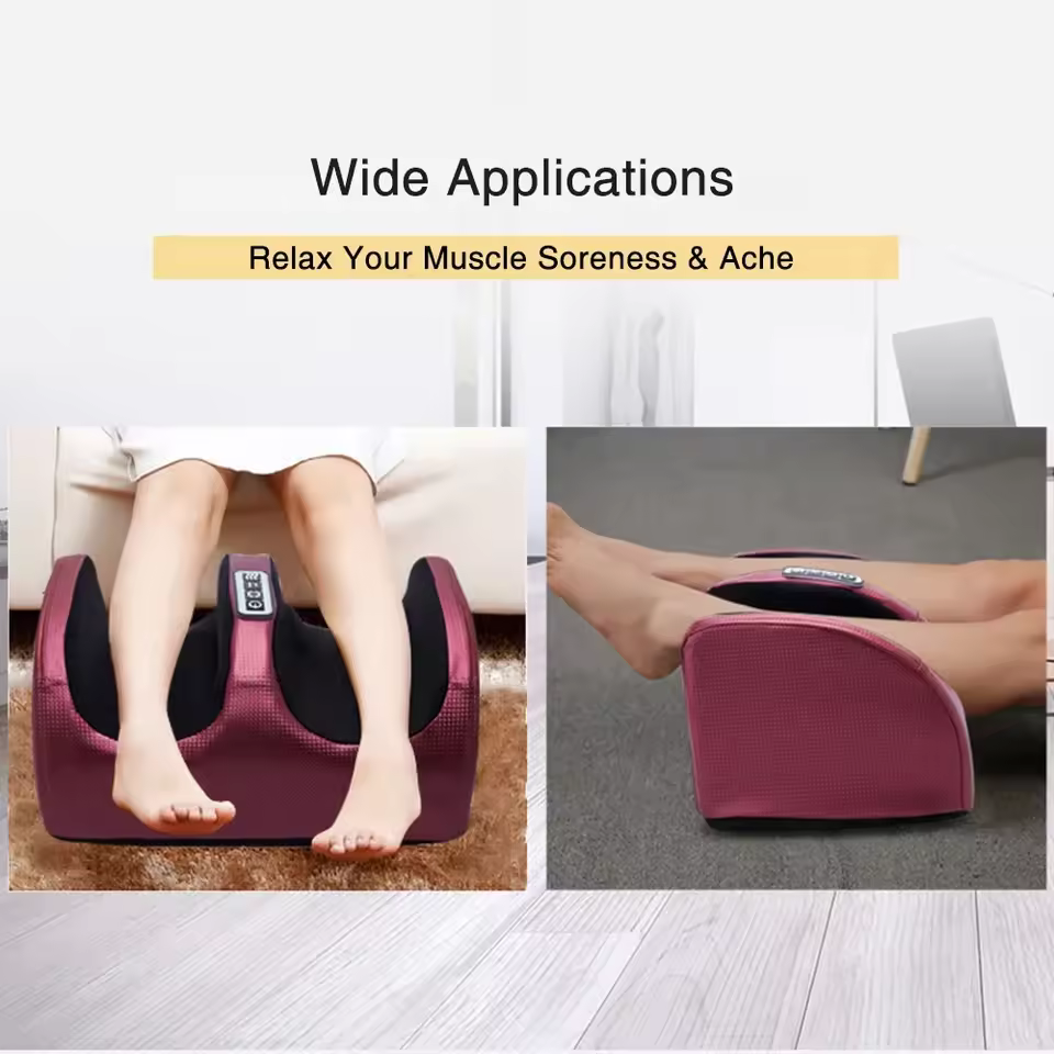 Kneading Roller Muscle Relaxation Pain Relief Foot Massager Heating Therapy - Image 4